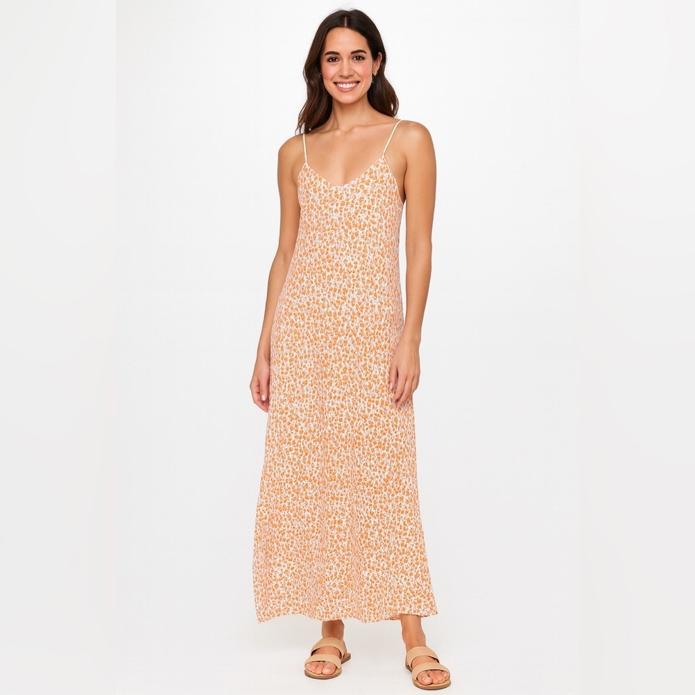 Significant Other Floral Pink Carnation Midi Dress